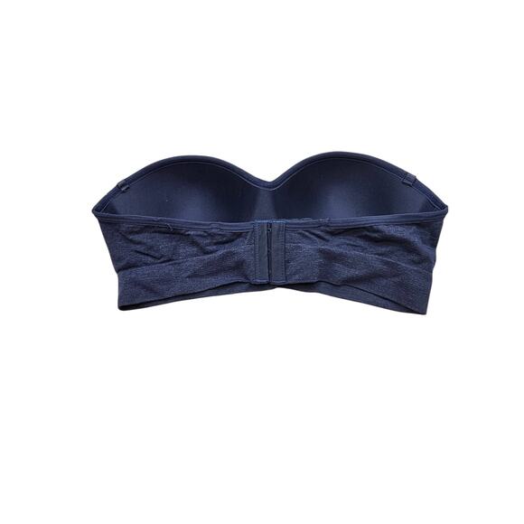 Nautica Womens Sz 36B Strapless Lightly Padded Bra Dark Blue NEW - Picture 3 of 4